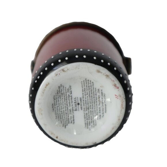 Vintage Bombay Company Lidded Porcelain Candle & Holder Dog - Picture 6 of 7